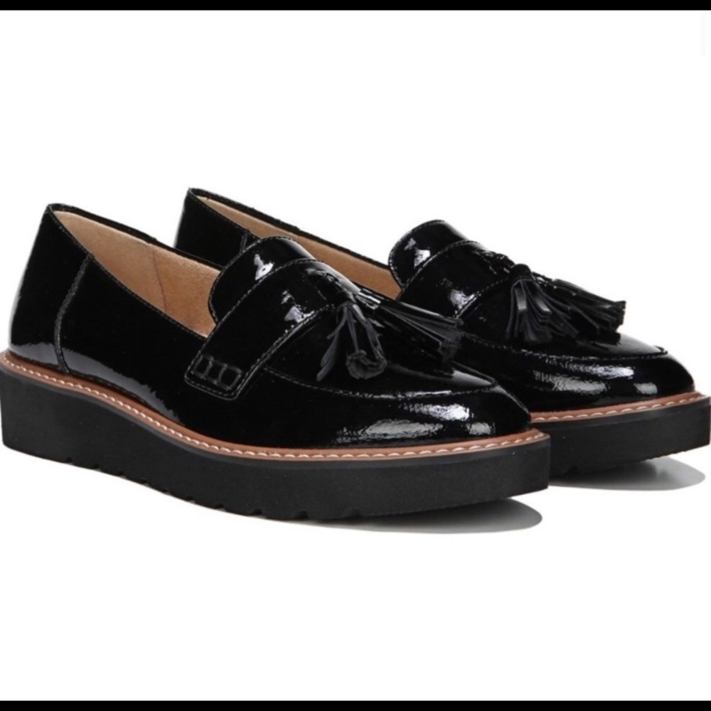 Naturalizer Patent Leather Platform Loafers